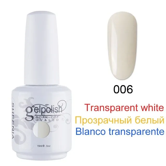 15ml UV/LED GelPolish A-W006